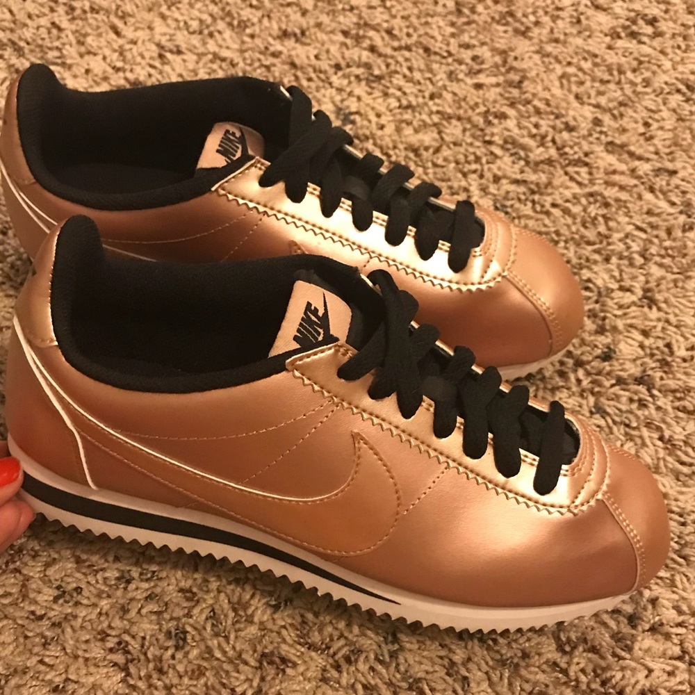 Nike Cortes rose gold size 7.5